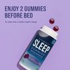 Natural Vitality SLEEP Gummies, Magnesium Supplement With Melatonin and L-Theanine, Vegan, Gluten Free, Helps the Body Ease Into Sleep, Blueberry Pomegranate 120 Count