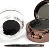 UCANBE 4 in 1 Black Brown Eyeliner Gel and Eyebrow Powder Makup Set Professional Water-proof Long Lasting Eye Liner Brow Kit with Double Ended Brush