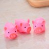 Baby Bath Toys 4Pcs Rubber Pink Pig Family Squeak Float Bath Ducks Bath Tub Shower Toys for Toddlers Boys Girls
