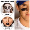 CAHIUYOA 3PCS Eye Black Stick for Sports,Professional Eyeblack Sports Football Baseball Softball Eye Black Face Body Paint Stick Makeup