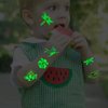 Hohamn Luminous Insect Temporary Tattoos for Kids - 120 Styles Glow in the Dark Tattoos, Bees, Butterflies, Spiders, Beetles Tattoos for Boys Girls Party Favors Decorations