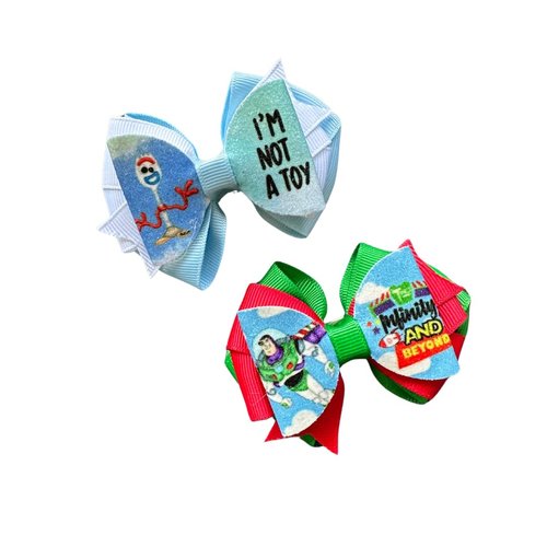 Toys Movie Inspired Hair Bow Set by Inspired Bows