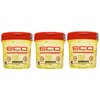 Eco Style Argan Oil Professional Styling Hair Gel, 16 oz (Pack of 3)