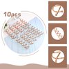 TUUXI 10pcs Spiral Hair Pins 2 Inch Rose Gold Metal Screw Hair Pins Fast Bun Spiral Bobby Pins Hair Accessories for Hair Style
