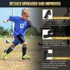 Geekism Soccer Shin Guards for Youth Kids Toddler, Protective Soccer Shin Pads & Socks Equipment - Football Gear for 3 5 4-6 7-9 10-12 Years Old Children Teens Boys Girls (Black, Small)
