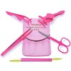 Eyelash Curlers 6Pcs - Eyebrow Tweezer for Women - Eyelash Applicator Tool with Comb - Portable Eyebrow Grooming kit - Mini Eyebrow Scissor Set - Eye Brow Clippers Brush for Fake Lash Cosmetic