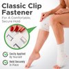 Premium Elastic Bandage Wraps (4" 2pack & 3" 2Pack) - Made of USA Grown Soft Woven Cotton - Metal Clip Fasteners - GT Latex Free Roll for Sprains & Injuries