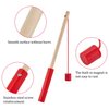 Sumind 4 Pieces Wooden Magnetic Fishing Poles Magnet Fishing Rods Magnetic Fishing for Pool Activity Accessory