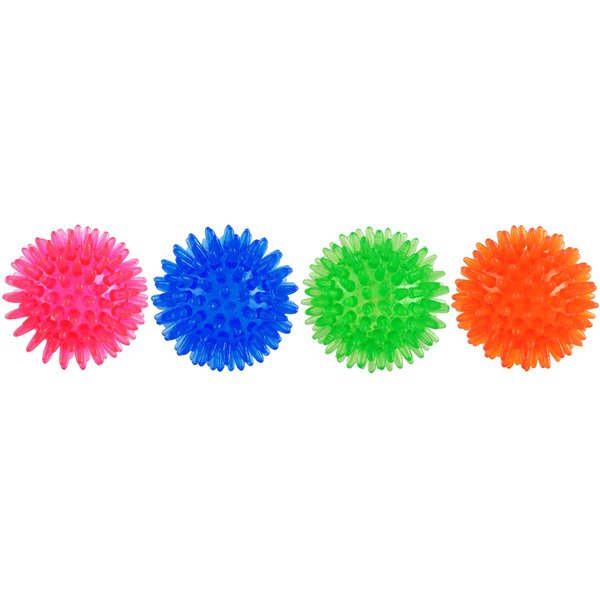 PetSport 2" Gorilla Spiky Ball Floating Dog Toy - Small | Vanilla Scented Super Durable TPR Rubber | Ultra Light, Strong & Bouncy | Play Fetch with Your Pet, Colors Will Vary