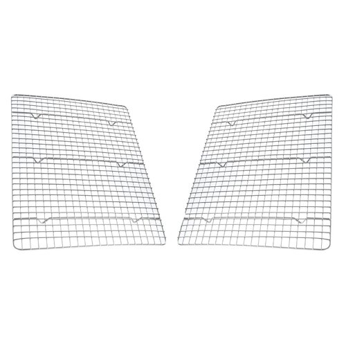 USA Pan Half Sheet Nonstick Roasting and Cooling Rack, Set of 2