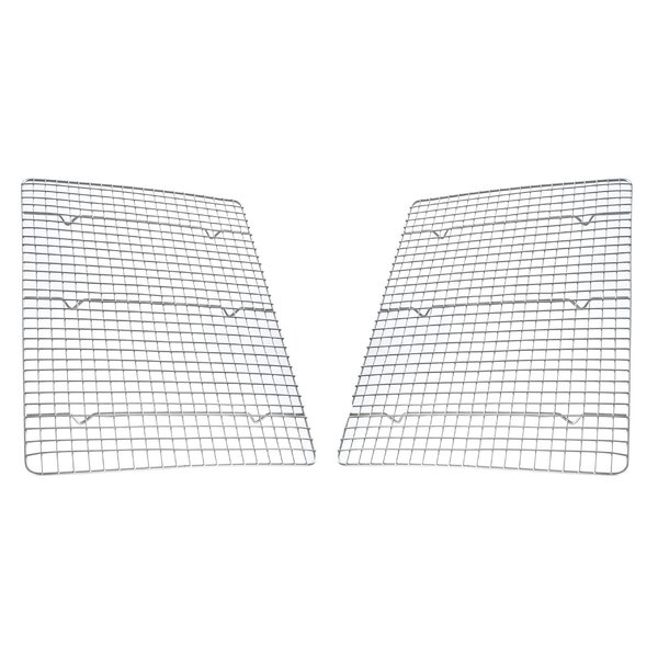 USA Pan Half Sheet Nonstick Roasting and Cooling Rack, Set of 2