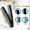 Allegro Combs #415 Combs for Women, 7 Inches Combs for Men, Parting Comb, Hair Comb, Comb for Men 6 Count (Black)