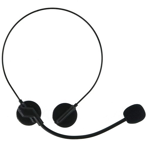 Skeleteen Rockstar Costume Accessories Headset - Fake Rock Star MJ Singer Microphone and Headphon...