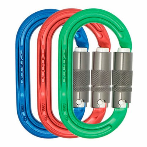 DMM Ultra O Triple-action Aluminum Carabiner, 3-pack