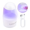 SAVILAND Small Gel Nail Lamp: Portable Mini Nail U V Lamp for Gel Nail Llight LED Nail Lamp Easy to Carry Quick Curing for Flashlight Manicure Nail Art Gel Nail Polish Home & Nail Salon
