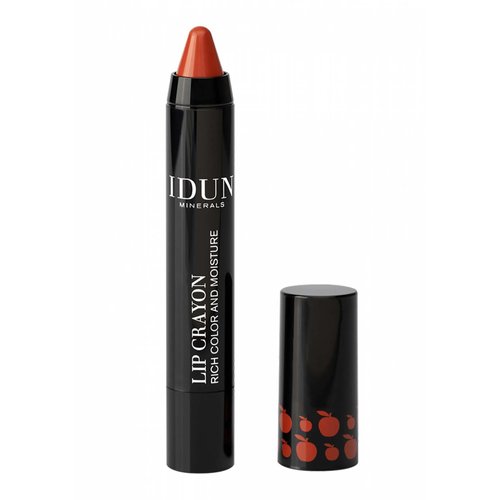 Idun Minerals - Lip Crayon - Vegan Formula - Intense Color Payoff - Full Coverage Finish - Lips Stay Moisturized And Soft - Long Lasting - Ideal For All Skin Types - Barbro Terracotta - 0.09 Oz