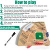 Baseball Board Game, Oak Made Leisure Game for Sport Battle Table Game for Family Party Holiday Coffee Travel Time Gameboard