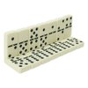 PUREPLAY Jumbo Classic Dominoes Double 6 Game Set，Ivory 28pcs Domino Set in Poatable PVC Case-Family Nights,Party Favors,Travel and Anytime Use,2-4 Players