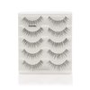 Cosmania Lashes for Days False Eyelashes (So Natural) - Easy to Apply, Natural Looking | Noticeably Fuller Looking Lashes | Adhesive Included | Cruelty Free (5 Pack/2 Pair - Black)