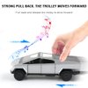 JaBuBeaGup 1/32 Alloy Pickup Truck Model Simulation Casting Toy Car Model Children's Dream Toys with Cool Lighting and Dynamic Music Perfect Birthday and New Year Gifts (1/32 Pickup Silver Grey)