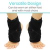 Vive Ankle Brace for Sprained Ankle - Adjustable Ankle Sleeve for Plantar Fasciitis, Tendonitis, Sprains, Swollen Feet - Lace Up Support Wrap for Running, Sports Injuries, Recovery (Fits Right & Left)