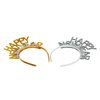 BinaryABC Happy New Year Headband Tiara,2025 New Years Eve Party Supplies,New Years Party Favors,2Pcs