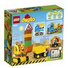 LEGO DUPLO Town Truck & Tracked Excavator 10812 Dump Truck and Excavator Kids Construction Toy with DUPLO Construction Worker Figures (26 Pieces)