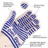 Extreme Heat Resistant Oven Gloves -Oven Mitt Hand Protection from Air Fryer Cooking Gloves for BBQ Grilling Baking Cutting Welding Smoker Fireplace Party Present Christmas Use (Blue)