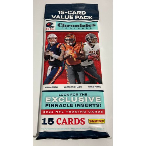 Generic 2021 Panini Chronicles Football Jumbo Fat Cello Value Pack of Trading Cards - 1 Pack - 15 Cards Per Pack