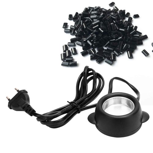 Mini Constant Temperature Hot Pot Hair Extension Glue Melting Pot Lightweight Portable Heat Wig Glue Melting Stove for Extension Repair Tool (US)