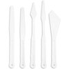 Plastic Paint Palette Knife Set Bulk (25 Pieces) for Art Crafts, Oil Acrylic Painting