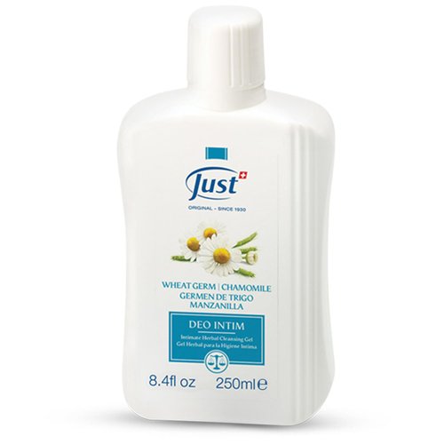 Swiss Just Deo Intim Cleansing Gel 250ml. Feminine Wash Formulated with Rich Ingredients. A Delicate Cleansing Gel and pH Balancing Cleanser. Moisturizing Feminine Care & Gentle Intimate Wash