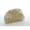 Generic Gold colorful glitter marbled hair claw clip