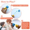 Meirrnyyu 24 Pcs 4inch Ice Cream Foam Ball Launcher,Mini Ice Cream Cone Shooter Toys for Kids,Children,Carnival Prize,Party Favors
