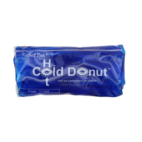 Relief Pak - 11-1530 Donut Cold and Hot Compression Sleeve, Finger