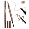 Microblading Eyebrow Pen,Brown 2-in-1Dual-Ended Eyebrow Pencil with 4Prong Micro-Fork-Tip Applicator&Ultra Fine Retractable Waterproof Brow Pencil,Liquid Long-lasting Eyebrow Filler Makeup for Women-2
