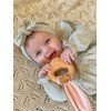Mary Meyer Teething Toys Leika Silicone Baby Teether for Babies 0-12 Months, 9-Inches, Little Bunny