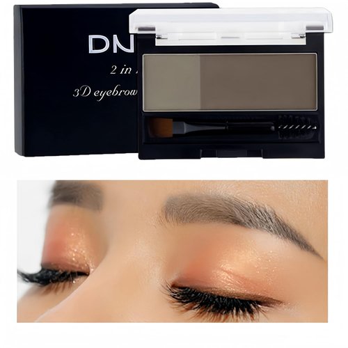 Eyebrow Powder Makeup Kit Eye Brow Tinted Powder Palette Long-Lasting Waterproof eyebrow pencil Fill & Sculpt Full Eyebrows for Women (4# Taupe)