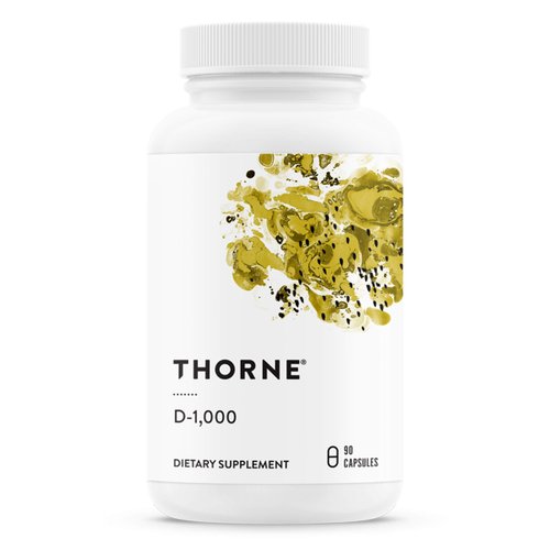 THORNE Vitamin D-1000 - Vitamin D3 Supplement - 1,000 IU - Support Healthy Bones, Teeth, Muscles,...