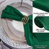 Aneco 12 Pieces Satin Napkin Square 20 x 20 Inches Dinner Napkins Weddings Party Napkin Soft Table Napkins for Romantic Weddings Party Dinner Decoration (Forest Green)
