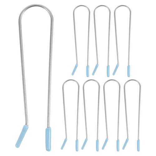 Hot Roller Clips Rollers 8pcs Hot Curler Clips 1.9cm Replacement Hot Roller Clips for Electric Rollers Travel Hot Roller Securing Pin Blue Hot Curler Replacement Clips