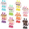 Hotop 48 Pcs Cat Party Blowouts Cat Birthday Party Supplies Kitty Blowers Dollhouse Cat Noisemakers Blowouts for Cat Birthday Baby Shower Party Favor Decorations