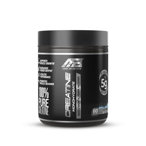 MB One Pharma–Creatine Monohydrate Micronized Powder–Amino Acid for Muscle Growth–100% Pure–Unflavored-Sugar and Gluten Free(60 Servings) 5g (5000mg) Vegan, Third Party Test for NSF