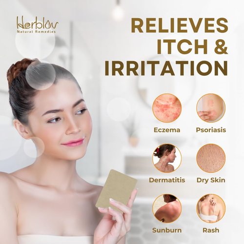 Oatmeal Honey Goat's Milk Soap Bar – Natural Bar Soap for Women, Men, Kids, Itchy Skin, Eczema, Psoriasis, Rash, Sunburn Skincare – Calming Colloidal Oatmeal Face Cleanser & Body Wash, Made in USA