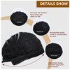 Traqur Short Curly Wigs for Black Women Synthetic Hair Heat Natura Wigs for African American Women (Brown)