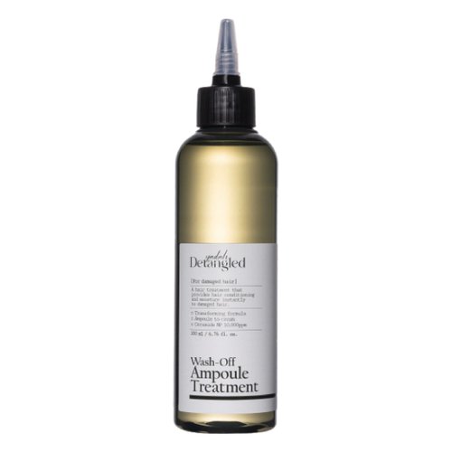 YADAH Detangled Wash-Off Ampoule Treatment 6.76 fl oz | Deep Repair & Nourishment with Ceramide NP, Hyaluronic Acid, Avocado Oil | Smooths, Moisturizes, Restores Shine for Damaged, Dry, Frizzy Hair