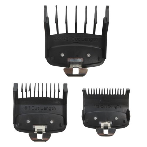 Feuaue New 3354 Unisex Guide Guide Comb, 3 Set 1/2, 1, 1 1/2 Clipper Combs for Wahl