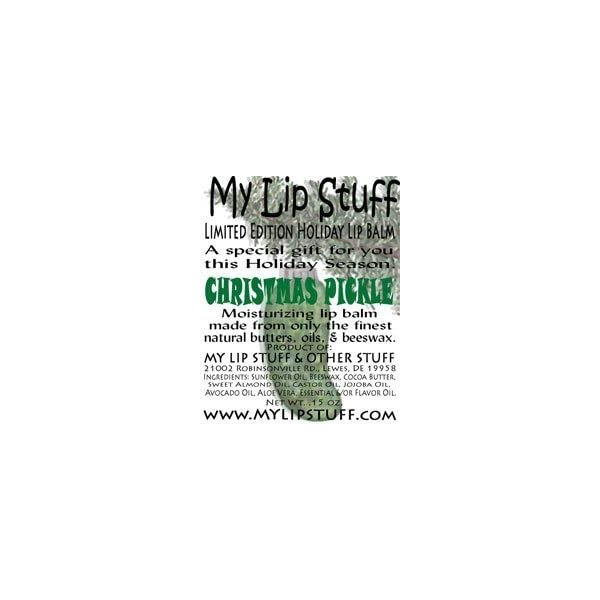 My Lip Stuff-Christmas Pickle (Dill Pickle Flavor) Limited Edition Holiday Lip Balm