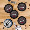 University of Arkansas Metallic 4 x 4 Paperboard Celebration Coasters Pack of 12