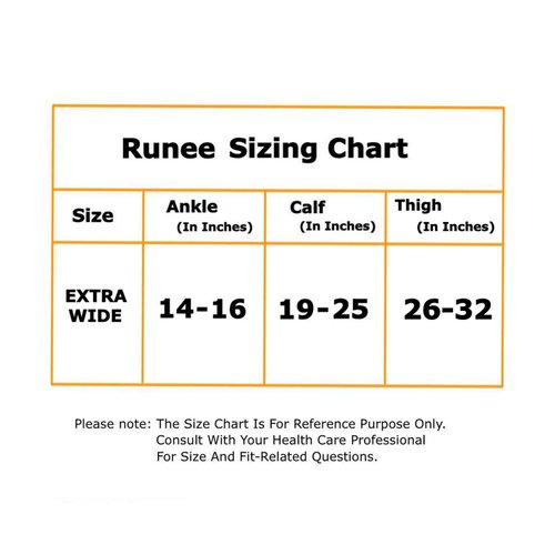 Runee Wide Thigh High Closed Toe Compression Stockings - 20-30mmHg Compression Designed For People With Wide Thigh And Calves (Beige)
